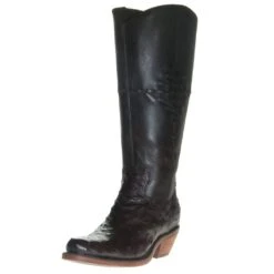Reba By Justin Women's Nicotine Full Quill Ostrich Boot