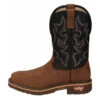 Justin Boots Men's Russett Resistor Caramel 13in. Black H20 Nano Comp Work Boot