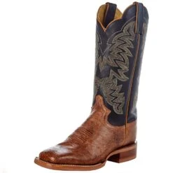 Justin Boots Women's Vintage Cognac Smooth Ostrich Cowgirl Boot