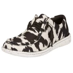 Justin Boots Women's Hazer Black/White Casual