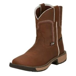 Justin Boots Women Stampede Rush WP Soft Square Toe Work Boot