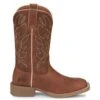 Justin Boots Women's Stampede Halter Roasted Cognac 11 In Top Square Toe Cowgirl Boot
