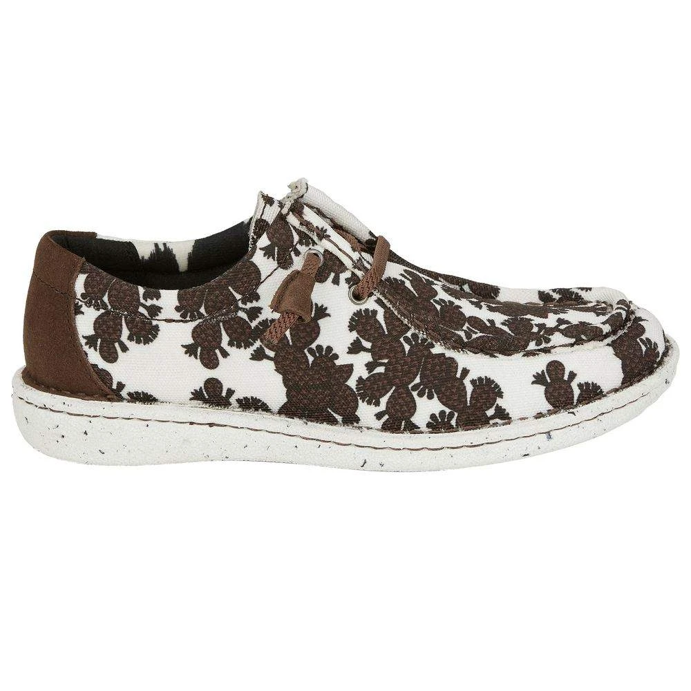 Justin Boots Women's Hazer Chocolate Cacti Casual - Image 3