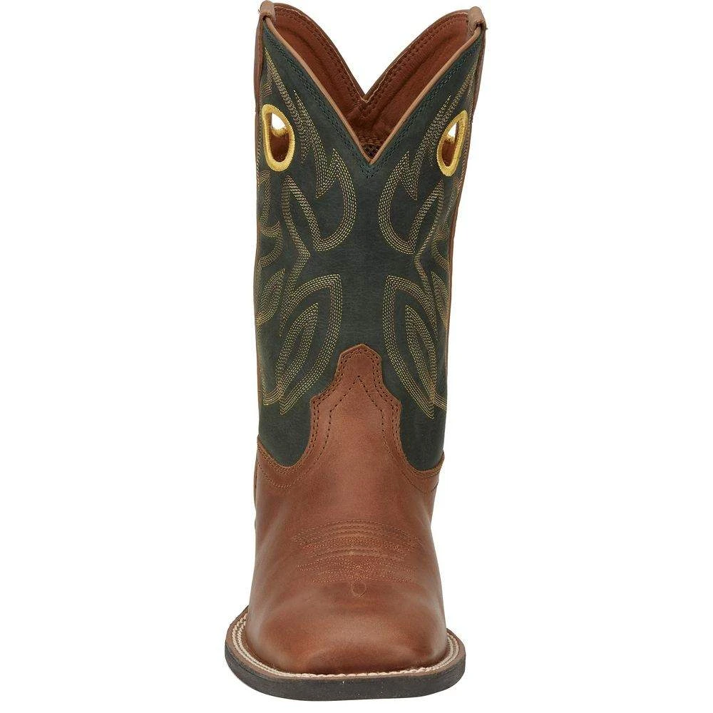 Justin Boots Men's Bowline Whiskey 11in. Stampede Western Cowboy Boots - Image 4