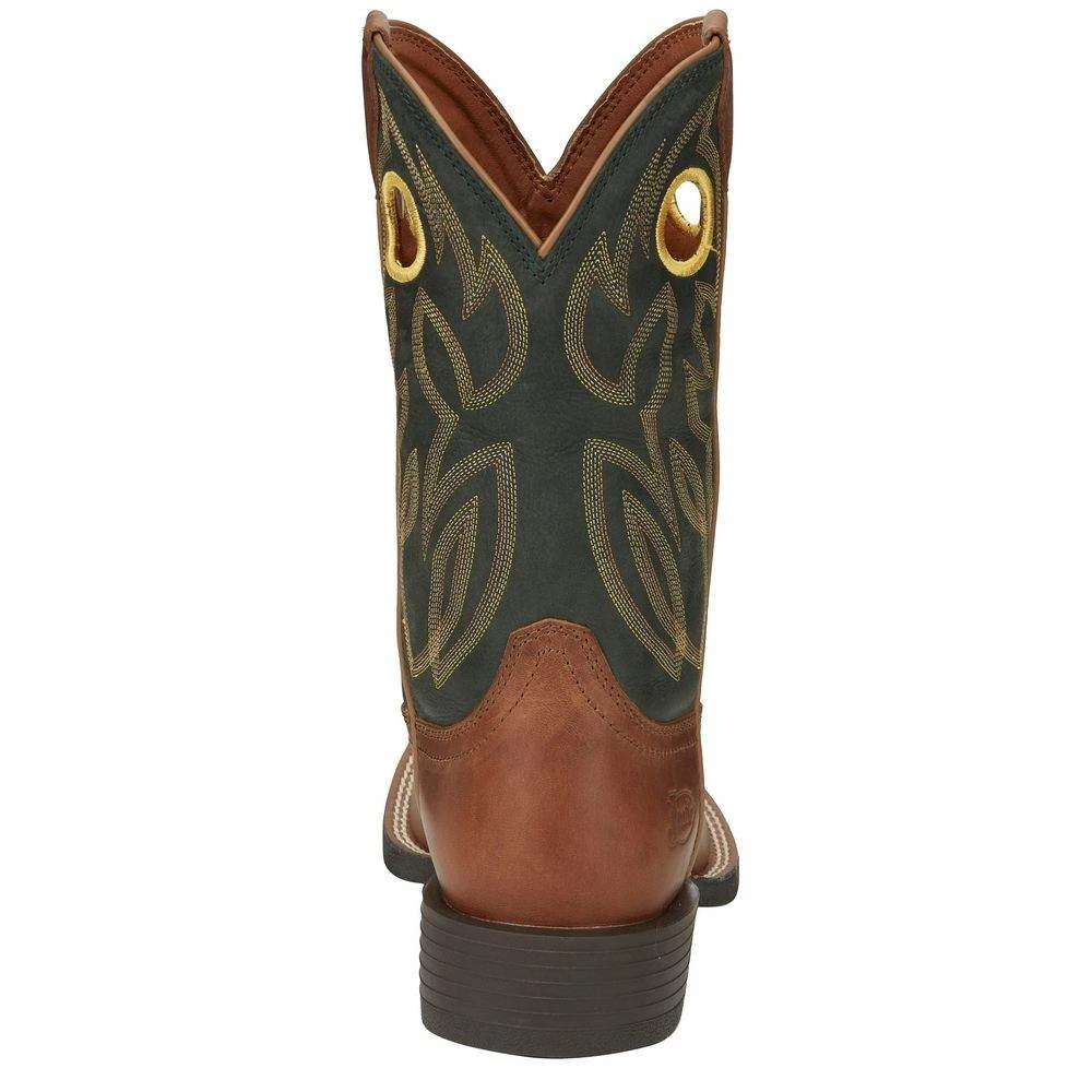 Justin Boots Men's Bowline Whiskey 11in. Stampede Western Cowboy Boots - Image 5