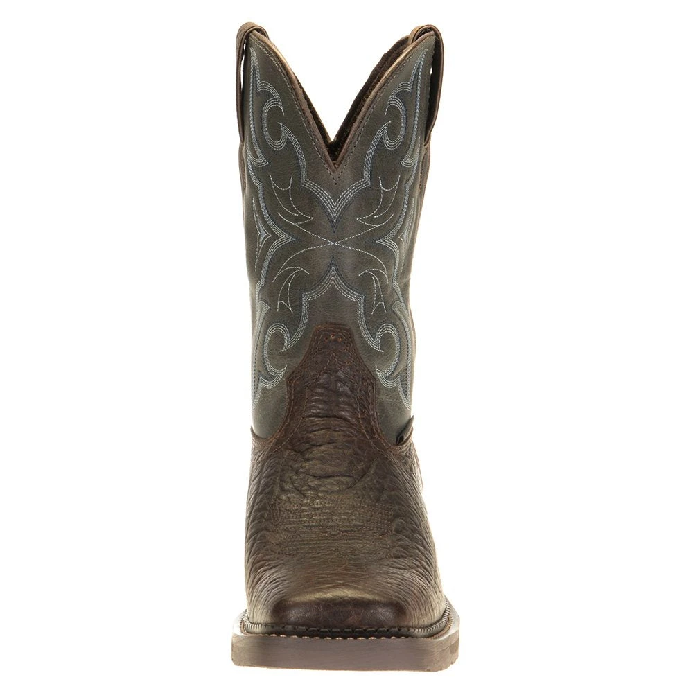 Justin Boots Men's Stampede H20 Amarillo 11in. Slate Embossed Top Soft Toe Work Boot - Image 2