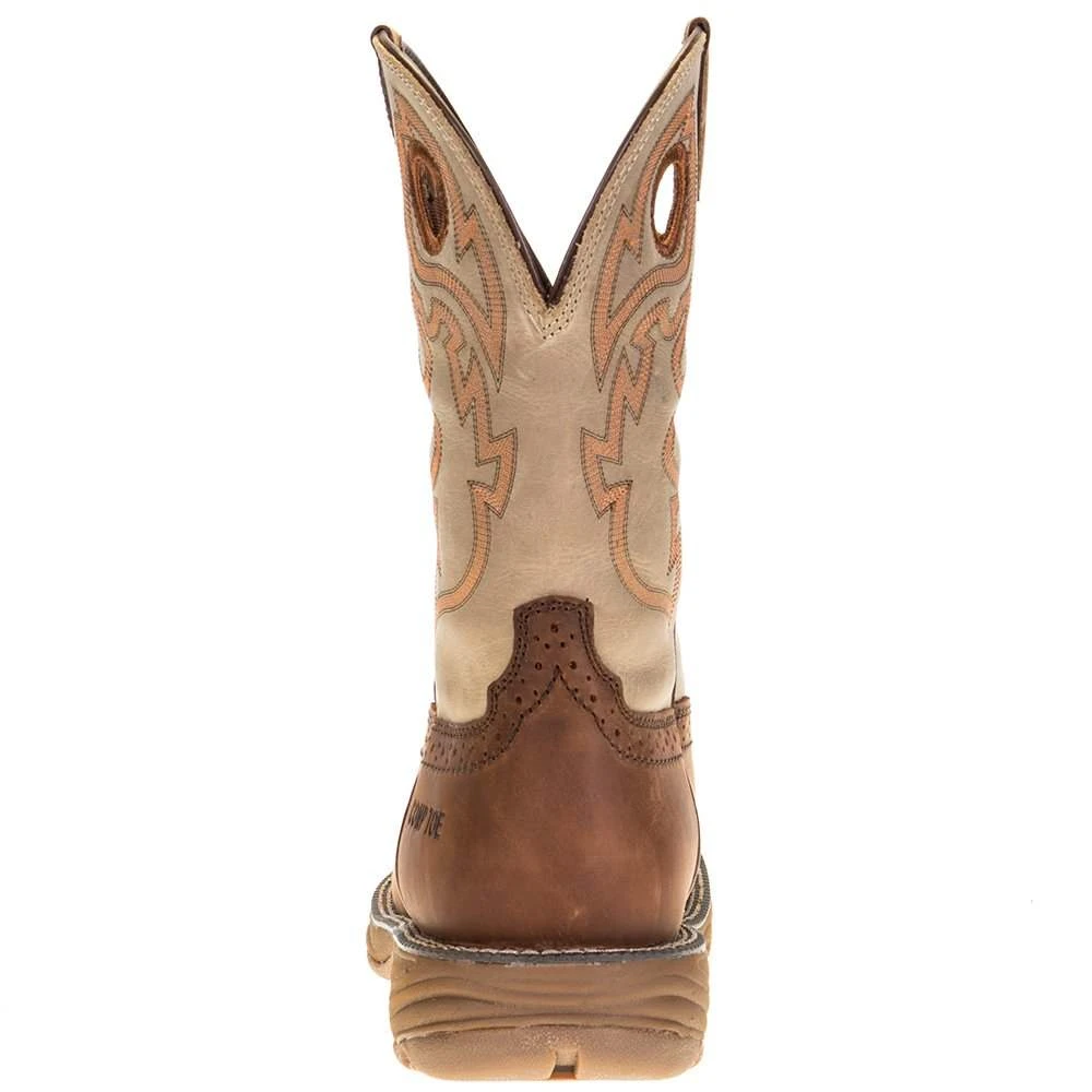 Justin Boots Men's Justin Stampede Rush Rust 11in. Cream Maldova Top Comp Toe Work Boot - Image 4