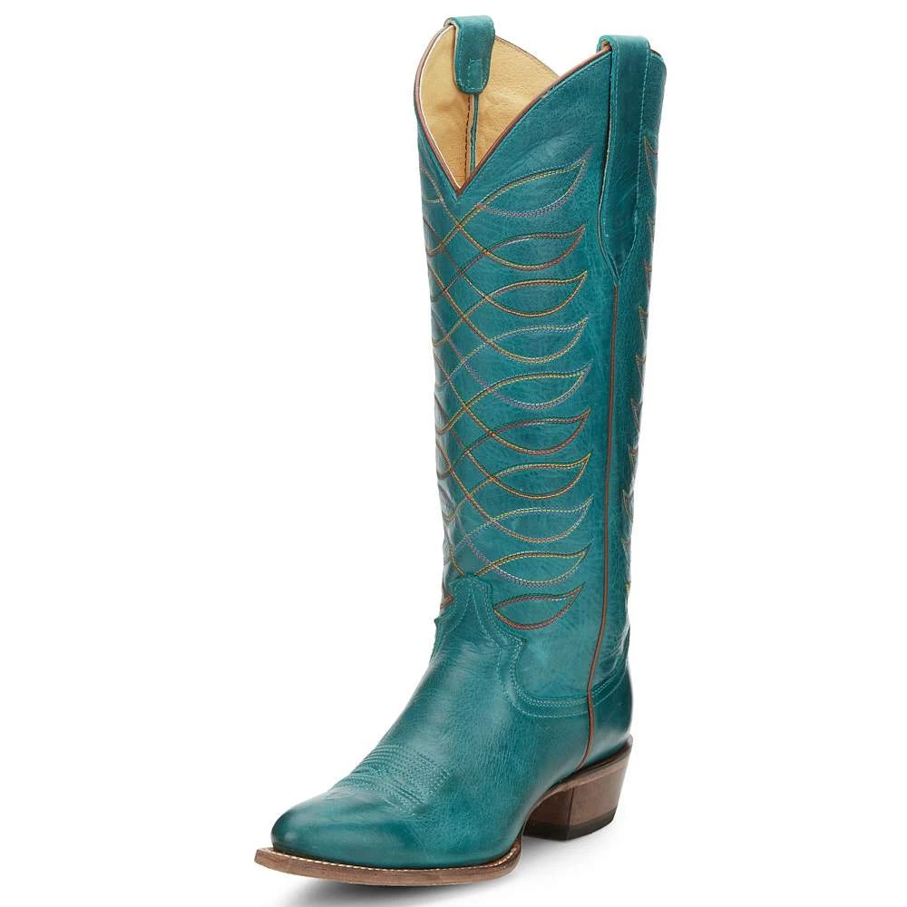 Justin Boots Women's Whitley Vintage Turquoise Justin Cowgirl Boots - Image 2